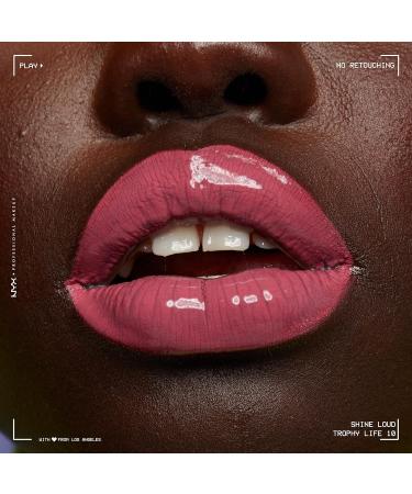 Buy NYX Professional Makeup Lipgloss - Highly Pigmented Long-Lasting Non-Staining Shine Loud in 10 Trophy Life | International Shipping Available - Buy Online on GoSupps.com