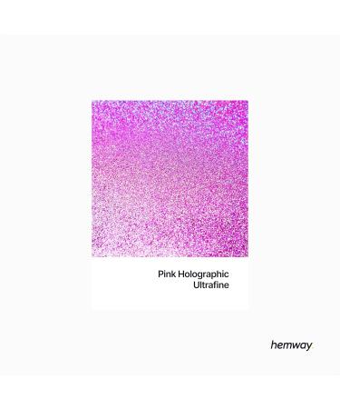 Buy Hemway Eco-Friendly Biodegradable Glitter 100g - Pink Holo for Face Eyes Body Hair & Nails | Vegan & Cosmetic Safe - Buy Online on GoSupps.com