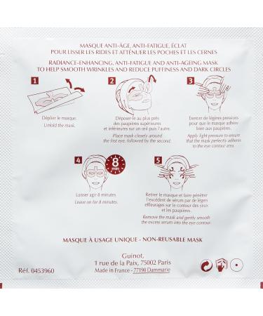 Guinot Age Logic Eye Mask 4 Count - Revitalize and Rejuvenate Your Eyes - Buy Online on GoSupps.com