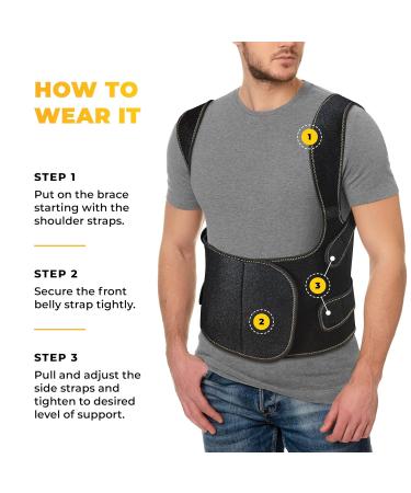 CopperJoint Back Brace - Adjustable Posture Corrector for Men & Women | Comfortable Support for Back Pain Relief & Posture Improvement - Buy Online on GoSupps.com