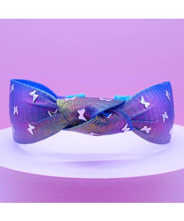FROG SAC Butterfly Headband for Girls - Purple Blue Studded Knotted Headband for Kids - Mermaid Hair Accessories - Buy Online on GoSupps.com
