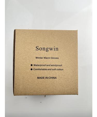 Songwin Waterproof Winter Gloves - Thinsulate Touchscreen Cycling Skiing & Hiking Gloves for Men & Women - Buy Online on GoSupps.com