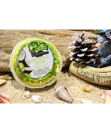 Coconut Lime Loofah Soap - Exfoliating & Moisturizing Natural Soap for Refreshing Clean | International Shipping Available - Buy Online on GoSupps.com