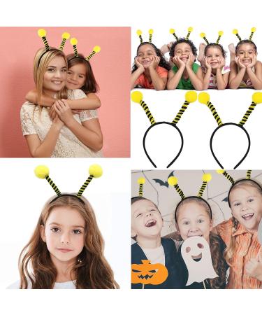 Bumble Bee Headband 6 Pack for Women & Kids - Festive Tentacle Hair Bands for Halloween & Christmas - Buy Online on GoSupps.com