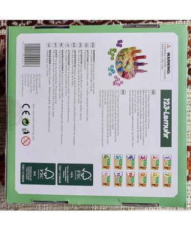 F rster Xaver 2-in-1 Learning Watch | Montessori & Waldorf Toys for 3+ | Educational Wooden Sorting Games - Buy Online on GoSupps.com