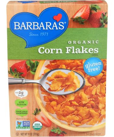 Barbara's Bakery Organic Corn Flakes Cereal, 9 oz