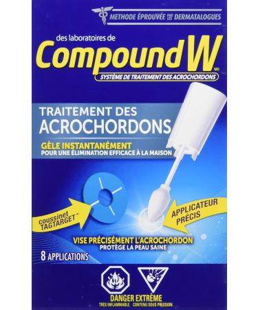 Compound W Skin Tag and Wart Remover Bundle | 22 Treatments for Safe and Effective Removal - Buy Online on GoSupps.com
