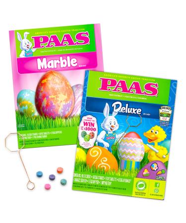 PAAS Egg Decorating Kit Super Set -- Pack of 2 Easter Egg Dye Kits (Classic and Marble)