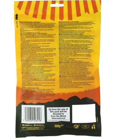 Cruga Biltong Original Marinated Beef Silverside Jerky 300g Protein Snack Pack - Pack of 1 - Buy Online on GoSupps.com