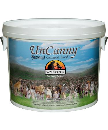 Wysong Uncanny Canine/Feline Raw Diet - Dog/Cat Food Supplement - 40 Ounce Bucket