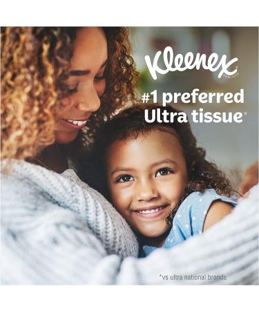 Kleenex Ultra Soft Facial Tissues - 65 Count x 4 packs (260 Total Tissues) - Gentle on Skin - Buy Online on GoSupps.com