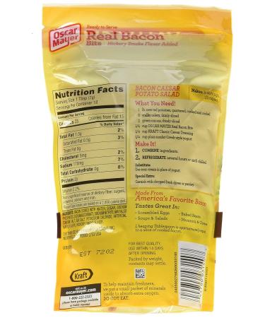 Premium Real Bacon Bits - 4.5 Oz Pouch | Top Quality Ingredients - Buy Online on GoSupps.com