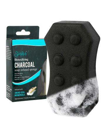Spongefuls Activated Charcoal with Dead Sea Minerals