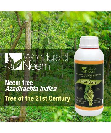 NatureNeem TotalCare Water soluble Neem oil - Cold Pressed - 1 Litre - 100% Natural Certified Organic - Buy Online on GoSupps.com