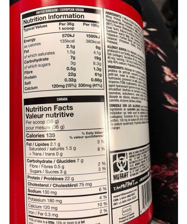 Buy Mutant Whey Protein - 1 Piece | Best International Shipping & Quality Supplements - Buy Online on GoSupps.com