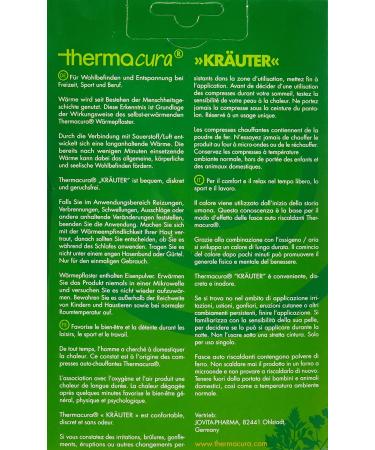 Therma Cura Self-Warming Herbal Heat Patches - 3 Pieces | International Shipping Available - Buy Online on GoSupps.com