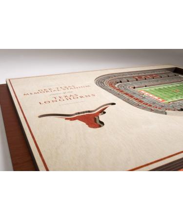 YouTheFan NCAA StadiumViews 5-ply Texas Longhorns | 17 x 13 Team Colors - International Shipping Available - Buy Online on GoSupps.com