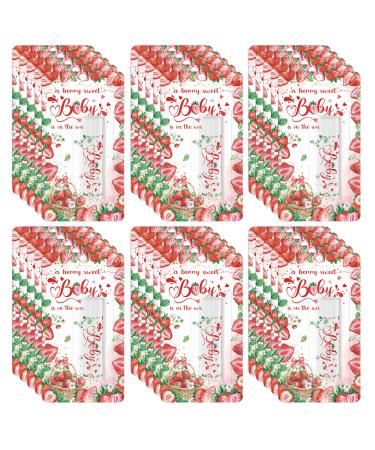 30 Pack Strawberry Baby Shower Games Lip Balms Bulk Games Prizes Party Gifts for Guests Friends Gender Reveal Favors Decorations Souvenirs Baby Shower Valentine's Gift Bags Stuffers(Strawberry)
