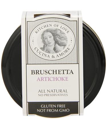 Cucina & Amore Artichoke Bruschetta 7.9oz (Pack of 6) - Delicious Mediterranean Flavor - Buy Online on GoSupps.com