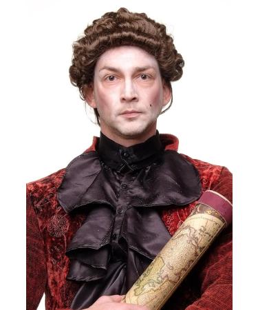 Shop Quality Wig Me Up GFW 1617-10 Renaissance & Baroque Curly Brown Braid for Noblemen & Noblewomen International Shipping Available - Buy Online on GoSupps.com