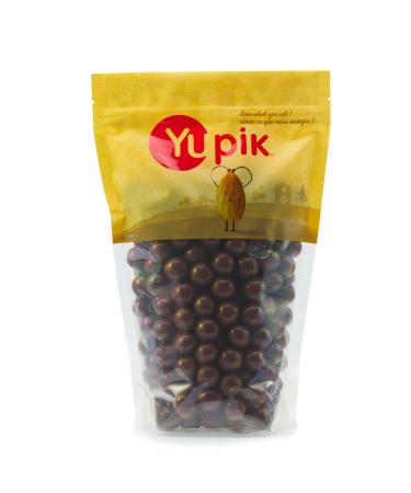 Yupik Milk Chocolate Malt Balls 1 kg Kosher Candy Bites Malt Balls Dipped in Fine Milk Chocolate Smooth & Crunchy Sweet Snacks Holiday Treats Ideal for Gifting & Baking 1 kilograms