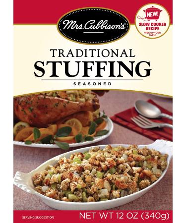 Mrs. Cubbison's Traditional Stuffing Mix | 12 Ounce Pack of 6 | Holiday Staple Traditional 12 Ounce (Pack of 6)