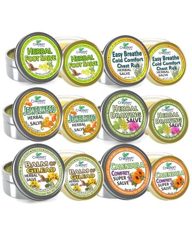 Creation Farm Drawing Salve Herbal Skin Care 4 oz - Natural Plant-Based Formula - Buy Online on GoSupps.com