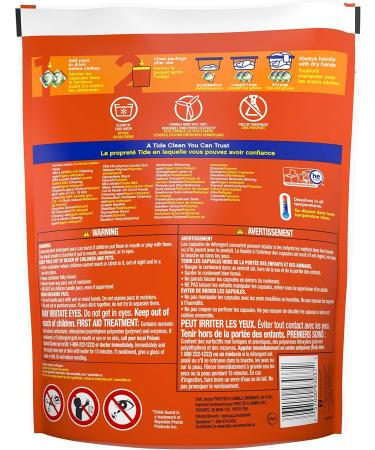 Tide PODS Laundry Detergent Liquid Pacs Original 31 Count - Packaging May Vary 31 count (Pack of 1) - Buy Online on GoSupps.com