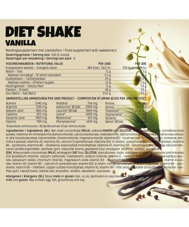 Energeticx Complete Meal Shake Complete Meal Replacement with Protein Fiber and Essential Vitamins 1000gr Vanilla - Buy Online on GoSupps.com