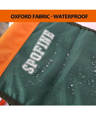 SPOFINE Folding Camping Stool - Portable Chair for Adults & Children - X-Large Orange Foldable Stool for Fishing, Hunting, Travel, Backpacking, Hiking - Buy Online on GoSupps.com