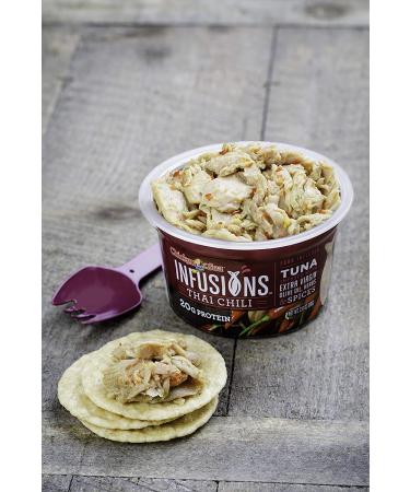 Chicken of the Sea Infusions Tuna Thai Chili 2.8oz (6 pack) - Spicy and Flavorful Tuna Snack - Buy Online on GoSupps.com