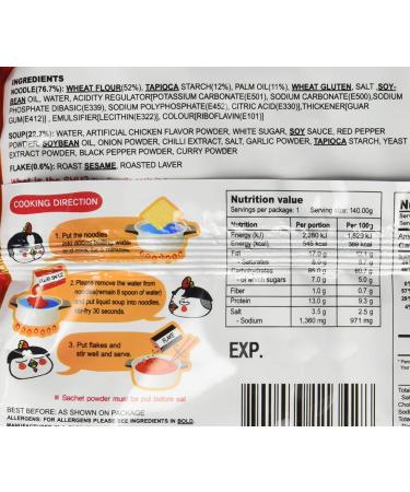 Samyang Hek Buldak Extra Spicy Roasted Chicken Ramen Nuclear Edition 10 Pack 4.93 oz - Pack of 10 - Buy Online on GoSupps.com