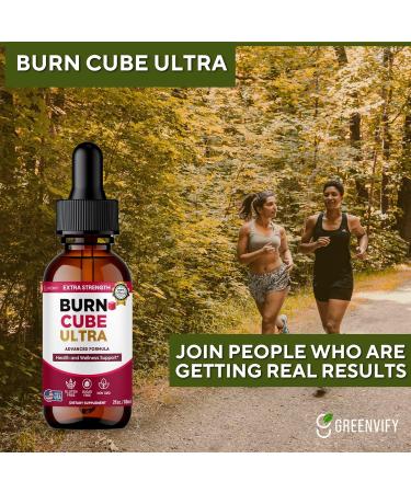 Burn Cube Ultra Extra Strength Advanced Formula Health and Wellness Support 60 Servings 2 fl oz Liquid Drops (3) - Buy Online on GoSupps.com