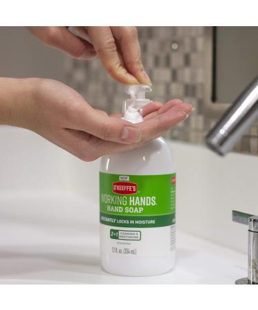 O'Keeffe's Working Hands Hand Cream 3.4oz & Moisturizing Hand Soap 12oz Set - White - Buy Online on GoSupps.com