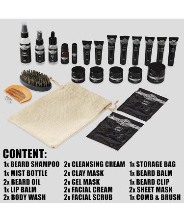 KreativeKraft Men's Beard Grooming Kit Advent Calendar 2023 | Men's Toiletries Set - Buy Online on GoSupps.com