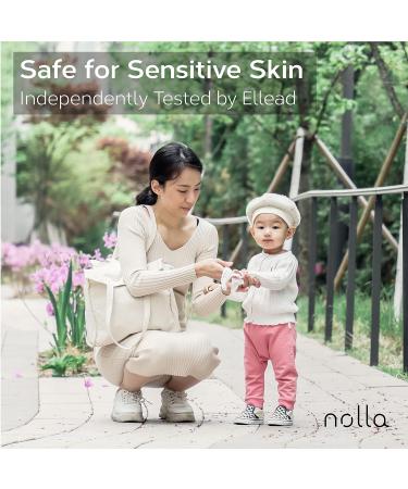 Nolla Flushable Wipes - 100% Plant-Based, Plastic-Free, Biodegradable - Unscented with Aloe & Vitamin E - Septic & Sewer Safe - 360 Count (6 Packs of 60) - Buy Online on GoSupps.com