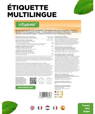 Organic Ashwagandha Root Powder 600g - 100% Real Indian Ashwagandha (Withania Somnifera) From Organic Farming - Vegan - Buy Online on GoSupps.com