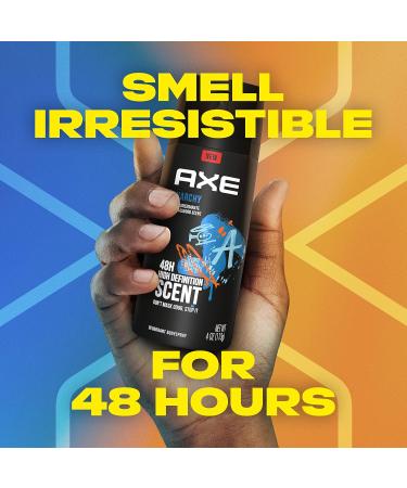 AXE Dual Action Body Spray Deodorant for Long Lasting Odor Protection Anarchy Pomegranate & Sandalwood Mens Deodorant Formulated Without Aluminum 4. 0 oz Twin Pack - Buy Online on GoSupps.com