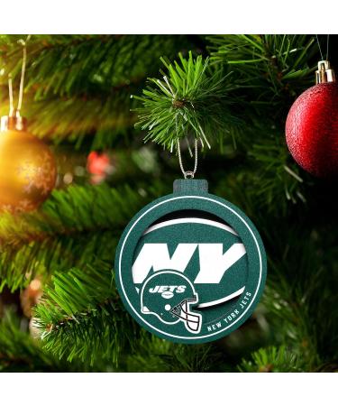 Buy YouTheFan NFL 3D Logo Series Ornament - New York Jets | Unique Holiday Decor for Fans - International Shipping Available - Buy Online on GoSupps.com