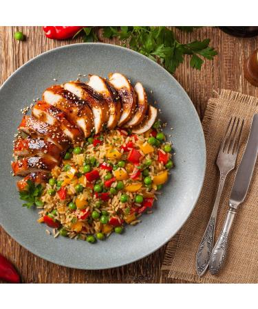 Yupik Organic Brown Jasmine Rice Long Grains 1 kg Gluten-Free Non-GMO Vegan Kosher Whole Grains Wheat-Free Salt-Free Source of Fiber Ideal for Recipes Side Dishes Salads & More 1 kg (Pack of 6) - Buy Online on GoSupps.com