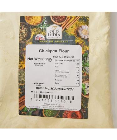 Old India Chickpea Flour 500g - Authentic 500g Pack for Delicious Indian Cooking - Buy Online on GoSupps.com