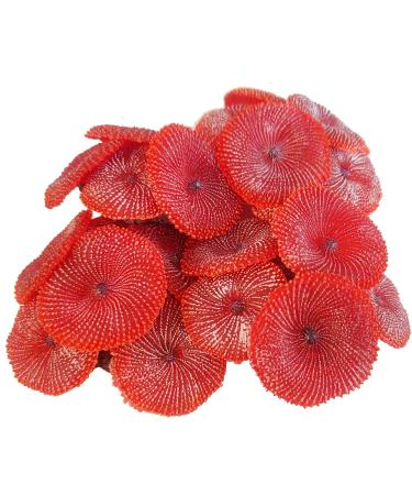 4-Piece Artificial Coral Ornaments for Aquariums - Red Underwater Plants | Perfect Fish Tank Decorations - Buy Online on GoSupps.com