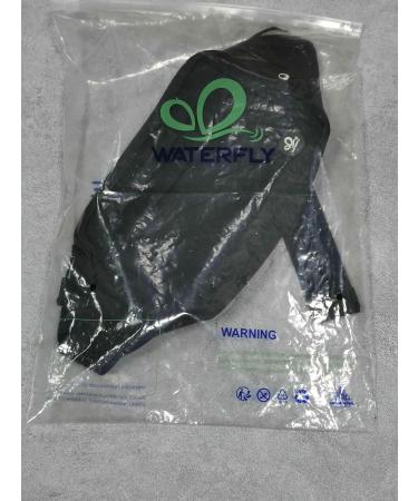 Waterfly Waterproof Hip Pocket Belt - Stylish Unisex Fanny Pack for Outdoor Travel Hiking & Dog Training - Black Nylon Bum Bag - Buy Online on GoSupps.com