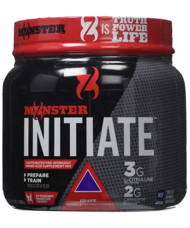 Cytosport Monster Initiate Nutritional Drink Pre Workout Powder Grape Flavored 600 Gram (30 Servings)