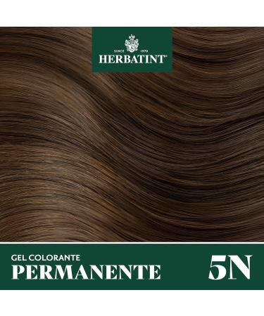  Herbatint Herbatint Permanent Colour Gel 300 ml - 5N Light Brown Ammonia-Free for Sensitive Skin 100% White Hair Coverage with 8 Organic Natural Extracts - Buy Online on GoSupps.com
