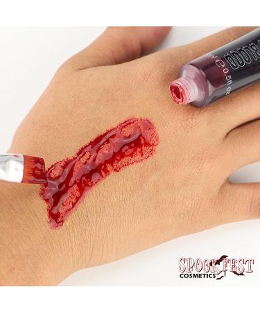 Special FX Pro Fake Blood 15ml Set for Halloween - Vampire Zombie Theatre Makeup - Realistic Special Effects - 5 Tubes - Buy Online on GoSupps.com