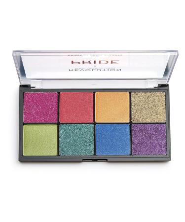 Makeup Revolution Spirit of Pride Eyeshadow Palette - 8 Shades 20g | Shop Internationally - Buy Online on GoSupps.com