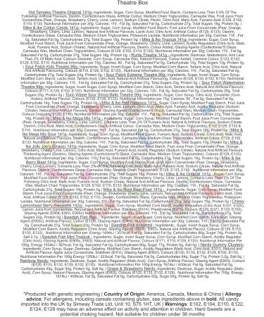 Simway Trade American Sweet Box USA Candy Gift Hamper Treats - Includes 3 Theatre Boxes & 33 Sweets - Buy Online on GoSupps.com