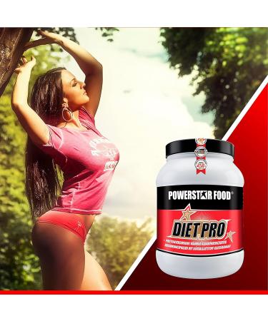  POWERSTAR FOOD Powerstar Diet Pro 1 kg | German-made diet protein powder | Multi-component protein powder for muscle mass preservation | Diet protein shake - Buy Online on GoSupps.com