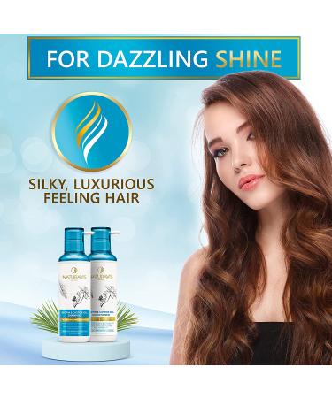 Biotin Shampoo & Conditioner Set with Castor Oil - Sulfate Free for Men & Women - Promotes Hair Growth & Reduces Hair Loss - Infused with Shea - Moisturizing Formula - Buy Online on GoSupps.com